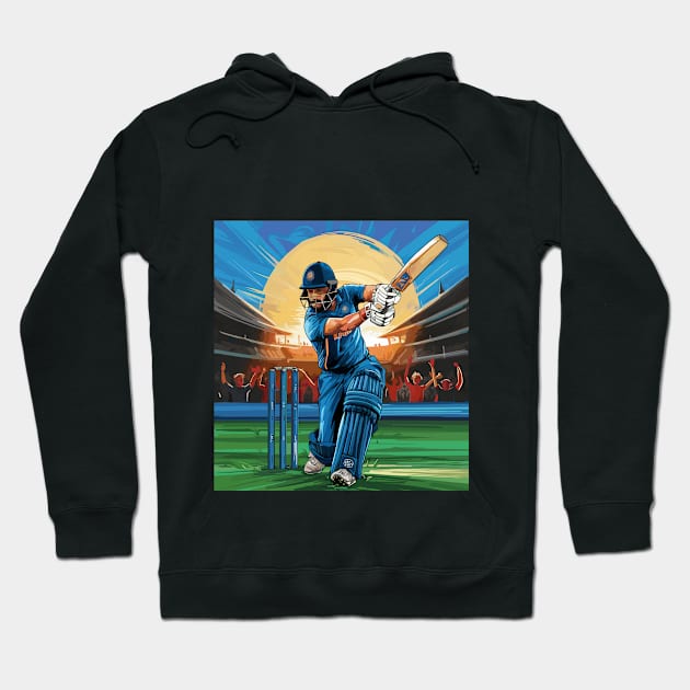 Virat Kohli Illustration Hoodie by The MUM Stylex